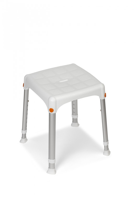 Inclusive White Shower Stool