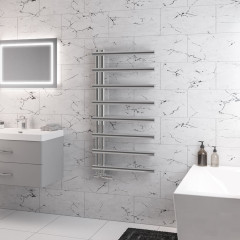 ChromeMarlow E-Style 1150 x 600mm Towel Rail - Chrome