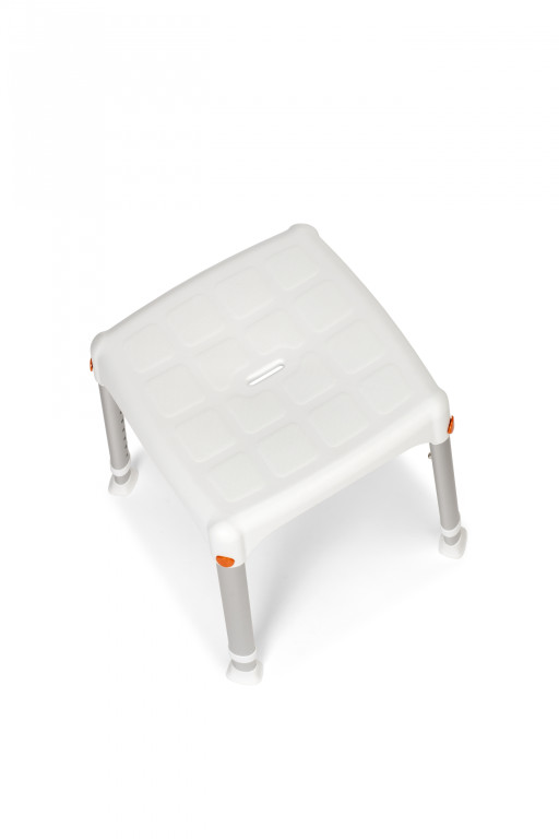 Inclusive White Shower Stool